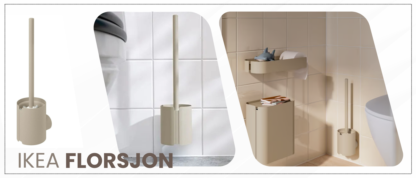 برس توالت شوی ایکیا مدل IKEA FLORSJON